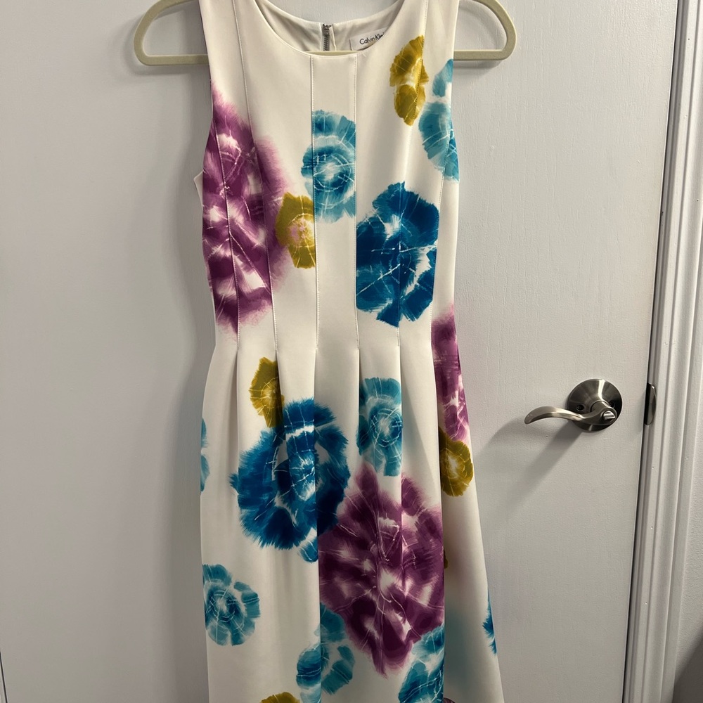 Calvin Klein Multicolor Floral Dress